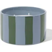HEMA Geurkaars ⌀11x7cm keramiek sinaasappel-cederhout (groen)