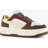 Puma Sneakers laag 'Rebound' lichtgeel / bordeaux / wit