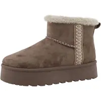 Tom Tailor Boots bruin / lichtgrijs / wit