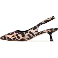 CESARE GASPARI Slingpumps ecru / sand / zwart