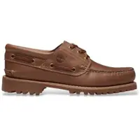 Timberland Heren Bootschoenen van leer Authentic bruin (47.5 W), Plat, Veters, Casual, Klassiek TB0A2PDQAMX1