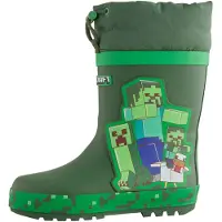 Next Regenlaarzen 'Minecraft' navy / grasgroen / lichtgroen / donkergroen