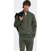 Only & Sons Sweatshirt 'ONSCeres' donkergroen