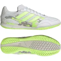Adidas Voetbalschoen 'Super Sala III' taupe / donkergrijs / limoen / wit