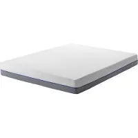 Beliani GLEE - Traagschuimmatras - Grijs - 180 x 200 cm - Polyester