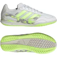 Adidas Sportschoen 'Super Sala III' neongeel / kaki / wit / offwhite