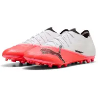 Puma ULTRA NITRO 7 ULTIMATE MG uniseks voetbalschoenen, Zwart/Rood/Wit, Maat 46