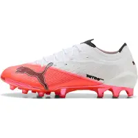 Puma ULTRA NITRO 7 ULTIMATE AG voetbalschoenen, Zwart/Rood/Wit, Maat 39