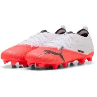 Puma ULTRA NITRO 7 ULTIMATE FG/AG voetbalschoenen, Zwart/Rood/Wit, Maat 29
