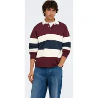 Only & Sons Sweatshirt 'Maglieria' bordeaux