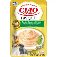 Inaba Ciao Kattenvoer Nat Entrée Bisque Chicken & Tuna 40 gr