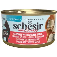 Schesir 12x Complements Kat Blik Saus Sardines met Kreeftensaus 70 gr