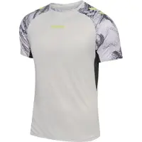 Hummel Functioneel shirt geel / grijs / wit