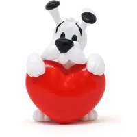 Plastoy Asterix PVC Figure Dogmatix Red Heart 4.5 cm Mini-Figuur