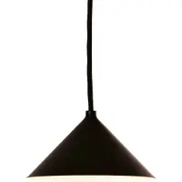 Frandsen hanglamp Grasp, matzwart, Ø 15 cm, stekker Grasp, zwart, Keuken, metaal, Design, hanglamp