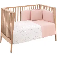 cambrass Calma 110x170x3 Cm Crib Duvet Cover 2 Units Roze Kinderen