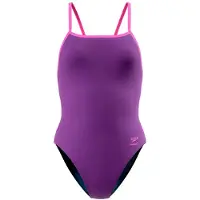 Speedo Solid Triback Swimsuit Paars 28 Vrouw