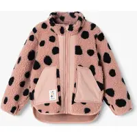 Liewood Fleece Jas - Teddy - Noam - MEGA Leo Spot/Pale Toscane - - 6 jaar (116) - Fleece Jassen