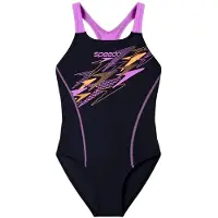 Speedo EnduraFlex badpak - zwart/roze Sportbadpak Meisjes Nylon - maat 152