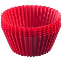Westmark Muffinvormen Siliconen Rood ø 7 cm - 6 stuks