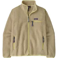 Patagonia - W's Retro Pile Jkt Weathered Stone voor Dames - Maat S - Kaki