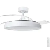 Aigostar Led | Plafondventilator | LED Verlichting | Incl. Afstandbediening | 2700-6500K | Dimbaar | Ø106cm | Wit