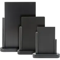 Securiton - Krijtbord 21x28x7cm zwart hout