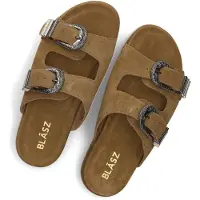 Blasz Dames Slippers Magic-97 - Camel - Maat 40