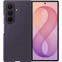 Samsung Galaxy Z Fold 8 Ultra Siliconen Back Cover met Magneet Paars