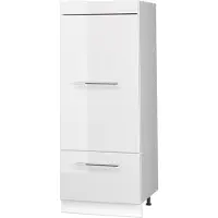 Vicco Opbergkast Fame-Line, Wit Hoogglans/Wit, 60 cm