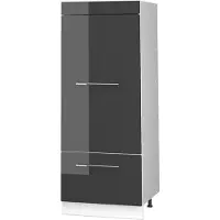 Vicco Opbergkast Fame-Line Antraciet Hoogglans/Wit 60 cm, Model 62642