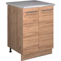 Vicco Wastafelkast Fame-Line Goudkleurig Eiken/Goudkleurig Eiken 60 cm, Model 65236