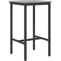 vidaXL Barkruk, 52 x 52 x 110 cm, houtvezel, Sonoma-grijs