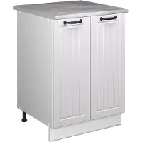 Vicco Wastafelkast Fame-Line Wit Landhuis/Wit 60 cm, Model 65108