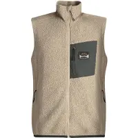 Lundhags Flok Wool MS Pile Vest, tussenlaag, beige