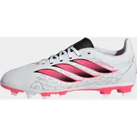 Adidas Predator Club Gras / Kunstgras Voetbalschoenen (MG) Kids Wit Zwart Roze