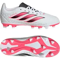 Adidas Predator Club Gras / Kunstgras Voetbalschoenen (MG) Kids Wit Zwart Roze