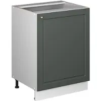 Vicco Keukenonderkast Fame-Line, Groen-Goud Landhuis/Wit, 60 cm 1 deur zonder werkblad