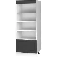 Vicco Keukenrek Fame-Line Anthrazit-Gold Landhaus/Wit 60 cm, Model 62215