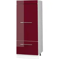 Vicco Opbergkast Fame-Line Bordeauxrode hoogglans/Wit 60 cm, Model 62646