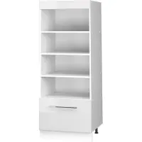 Vicco Keukenrek Fame-Line Wit Hoogglans/Wit 60 cm, Model 62221