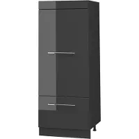 Vicco Opbergkast Fame-Line, Antraciet Hoogglans/Antraciet, 60 cm