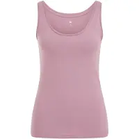 We fashion - Dames singlet van katoenmix - Regular fit - Lichtpaars - Katoen - Maat: XL