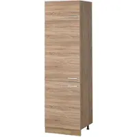 Vicco Hoge kast R-Line, Sonoma/Goudkleurig Eiken, 60 cm