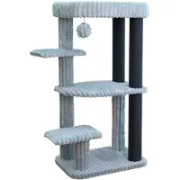Europet Krabpaal Vienna Grijs 68x48x134cm
