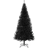 vidaXL Kerstboom Zwart 180 cm PVC