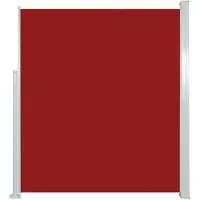 vidaXL Windscherm uittrekbaar 160x500 cm rood