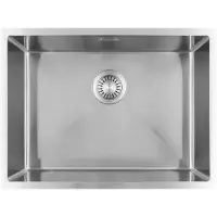 Pure.Sink Keukenwastafel 55x40 cm, roestvrij staal, onderbouwmodel, plat model, serie