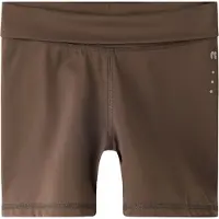 Name it KIDS sportshort - donkerbruin Sportbroek Meisjes Polyamide Effen - maat 140