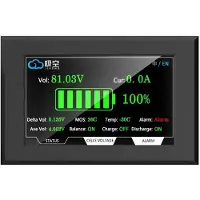 Torribaly JIKONG JKBMS Lithium-Batterijbeschermingsbord 4,3 Inch Touchscreen-Display